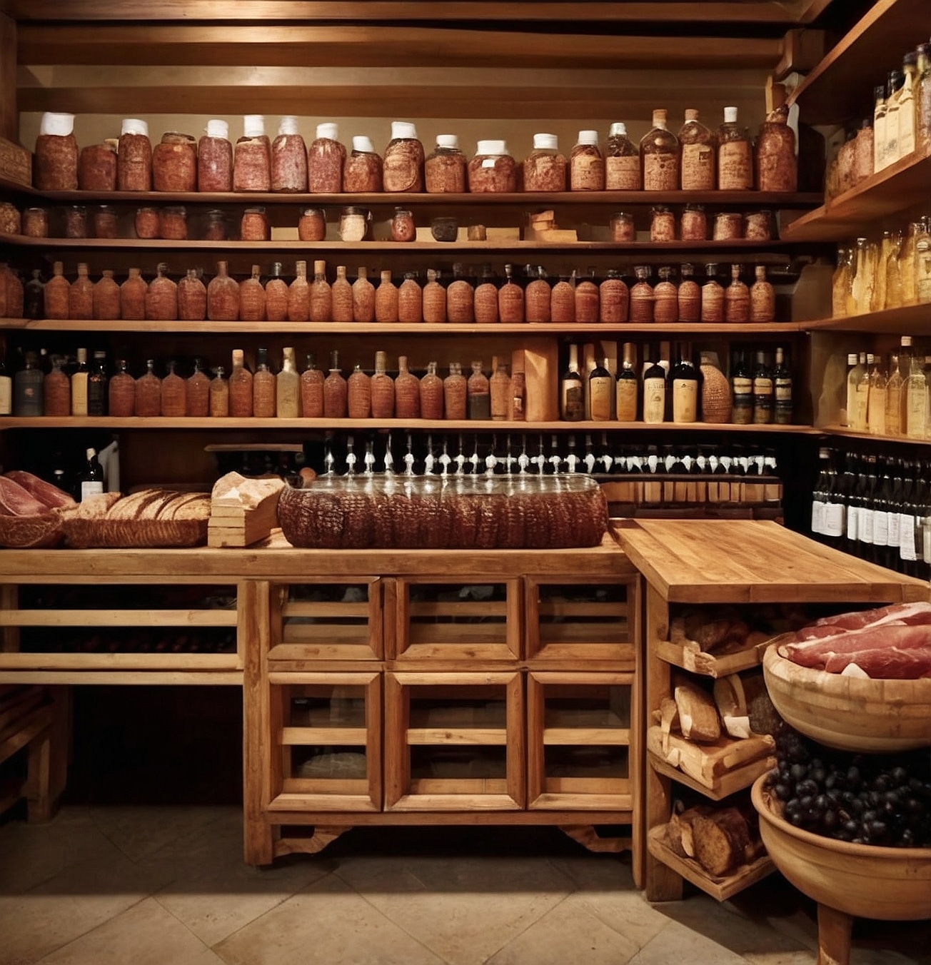 Jamones y embutidos tradicionales